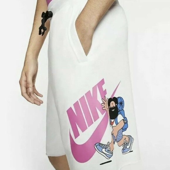 Nike Sportswear Alumni Shorts Hike Men's White - Picture 3 of 6